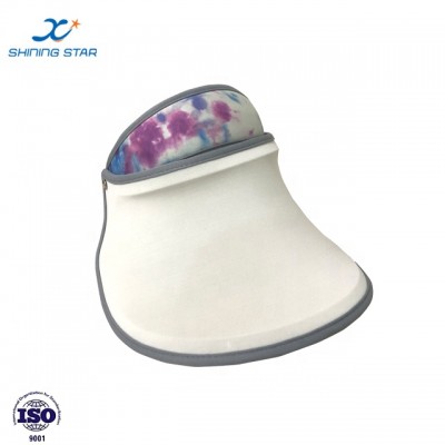 Fashion designer UV sun visor Protective motorcycle hat for women